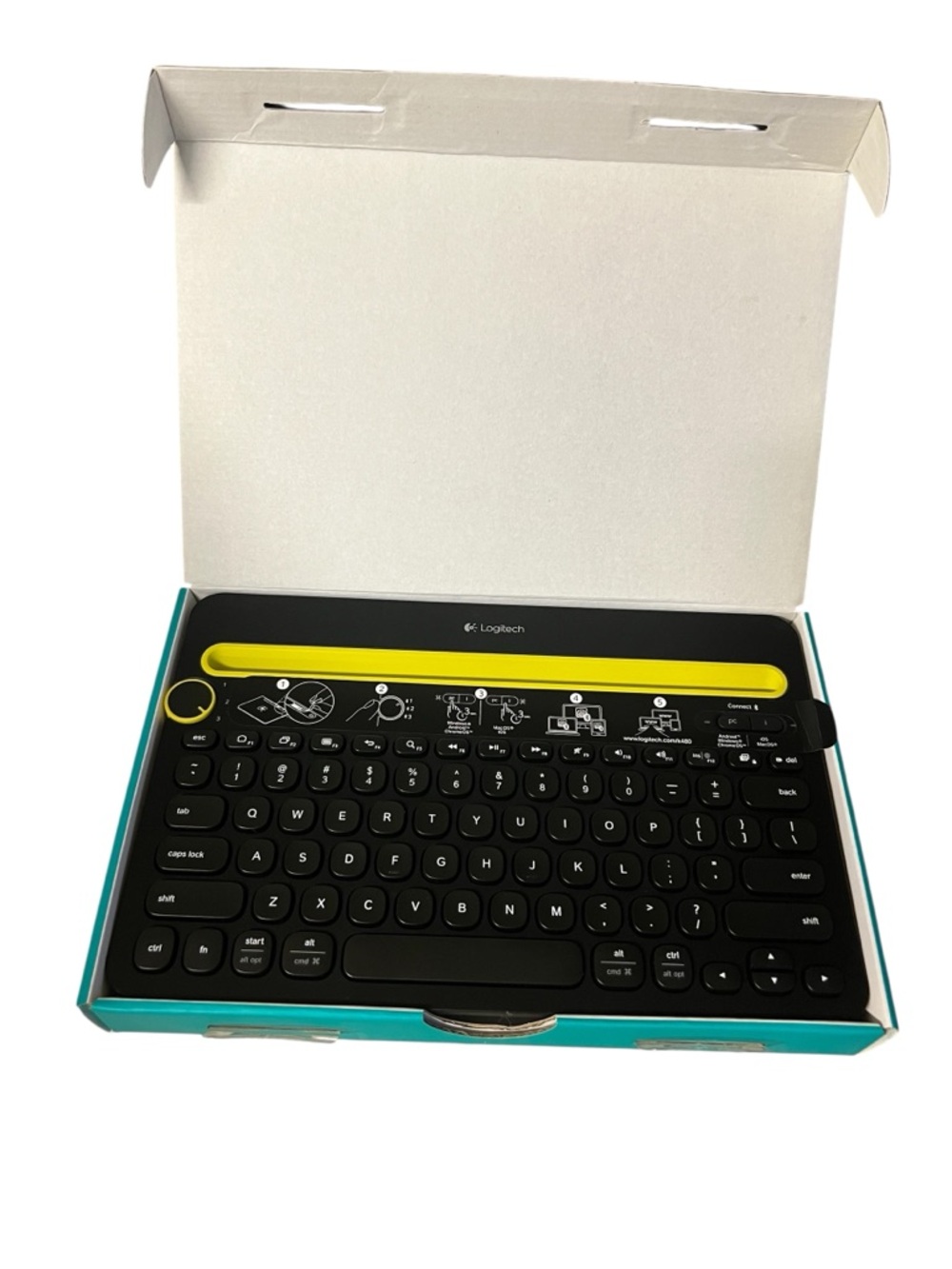 Logitech blue tooth multi device keyboard NEW